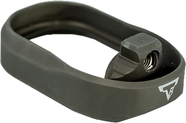 Taran Tactical Innovations Aluminum Carry Magwell for Glock 19 Gen 5 Titanium Gray - Taran Tactical Innovations