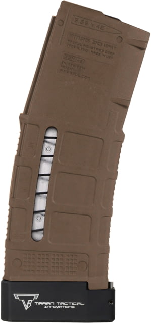 Taran Tactical Innovations AR-15 PMAG Completed Magazine 30 Round FDE/Flat Black 30 - Taran Tactical Innovations