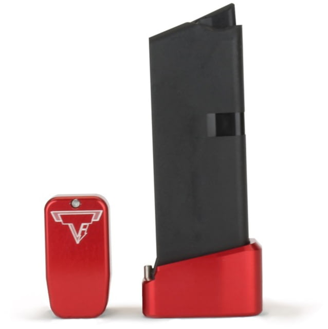 Taran Tactical Innovations Firepower Base Pad for Glock 43 2 Round Red 2 - Taran Tactical Innovations