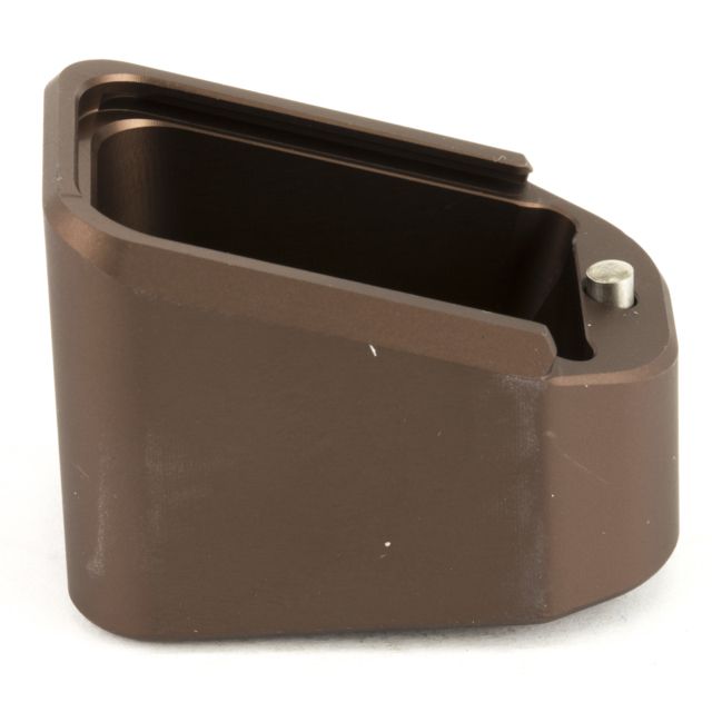 Taran Tactical Innovations Firepower Magazine Extension Base Pad Glock 17/17L/19X/22/24/34/35/45 +5/6 Round Coyote Bronze - Taran Tactical Innovations