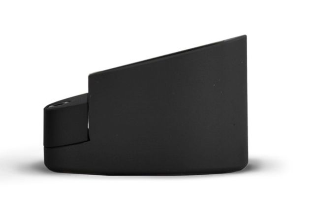 Taran Tactical Innovations Firepower Magazine Extension Base Pad Smith & Wesson M&P Shield 9/40 +1/2 Round Flat Black - Taran Tactical Innovations