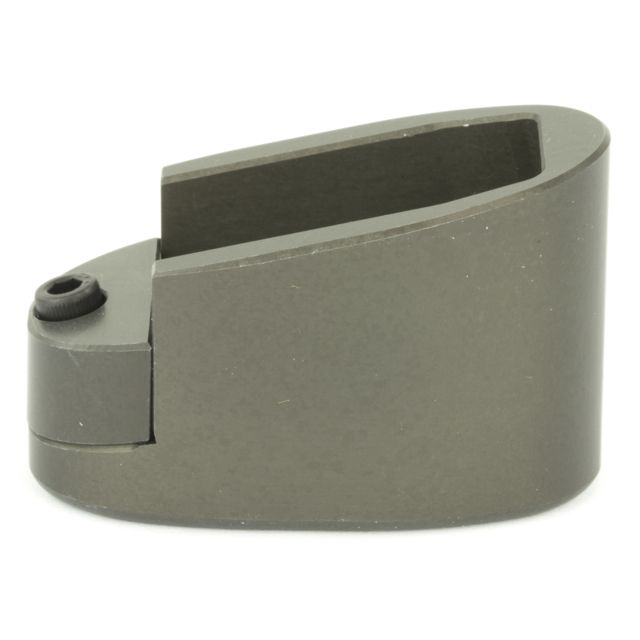 Taran Tactical Innovations Firepower Magazine Extension Base Pad Smith & Wesson M&P Shield 9/40 +1/2 Round Titanium Gray - Taran Tactical Innovations