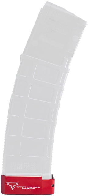 Taran Tactical Innovations Base Pad for AR-15 PMAG 30/40 Magazine Red 6 - Taran Tactical Innovations