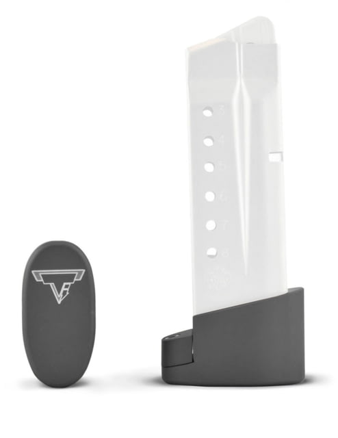 Taran Tactical Innovations Base Pad for S&W M&P9/40 Shield Magazine Titanium Gray 2