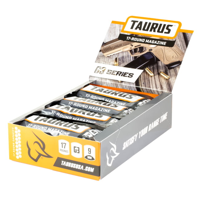 rus G3 Magazine Pop Display 12 Mags 17 Round 9mm Luger Pistol Magazine W/ Polymer Base Plate Black 1 Pack Steel 17RD Ammo