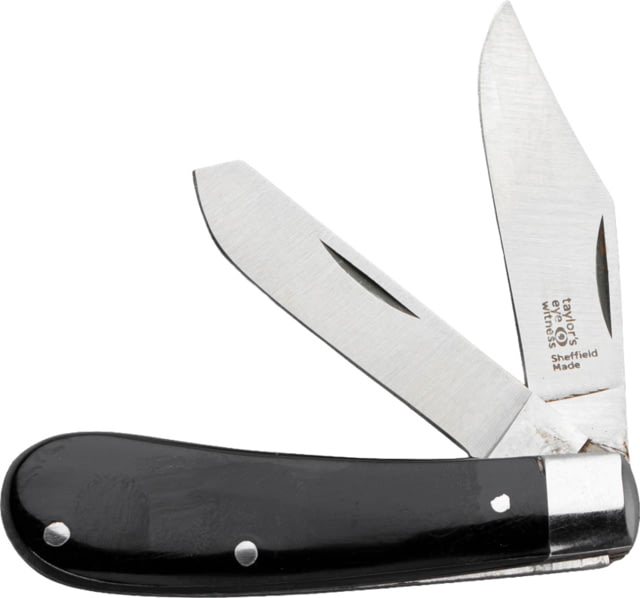 Taylor's Eye Witness Twin Blade Slip Joint Black TEW - Taylor's Eye Witness