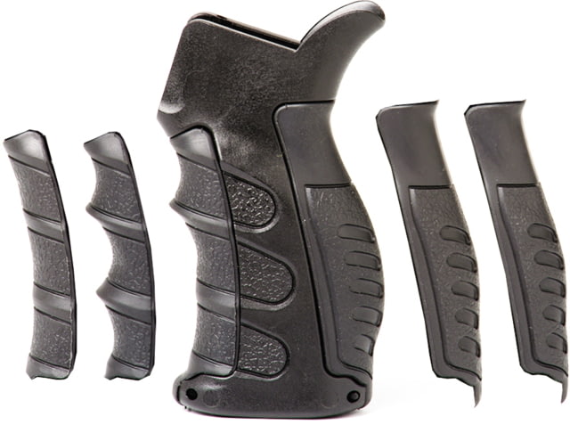 Tdi Arms AR15/M4 Interchangeable Firearm Grip - 6 pcs Black Medium - Tdi Arms
