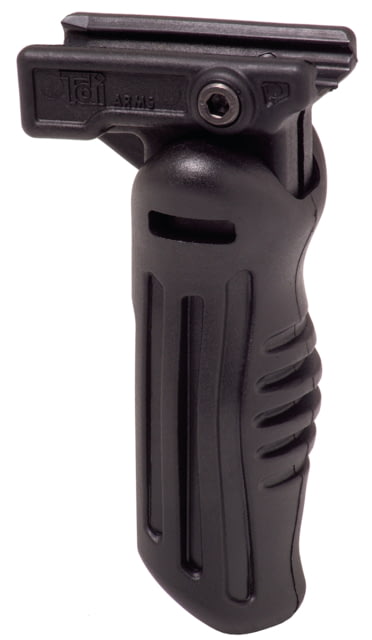 Tdi Arms Folding Grip 3 Positions w/ Batt Compartment Black Small - Tdi Arms