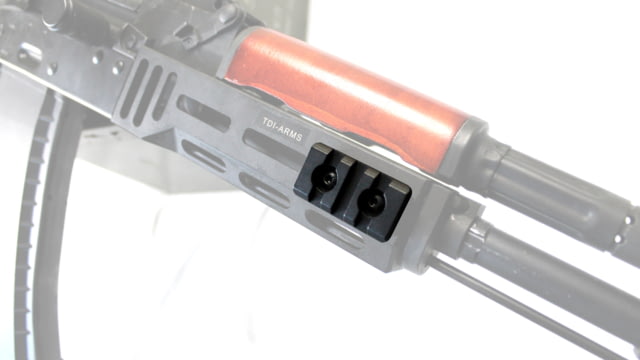 Tdi Arms Picatinny Tactical Rail w/ MLOK Interface Aluminum 3 Slots Black Small - Tdi Arms