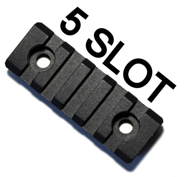Tdi Arms Picatinny Tactical Rail w/ MLOK Interface Aluminum 5 Slots Black Small - Tdi Arms