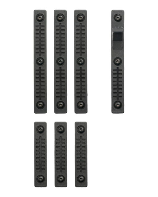 Tdi Arms Stitch-K M-Lok Rail Cover 3 Long 3 Short 1 Hand stop Black - Tdi Arms