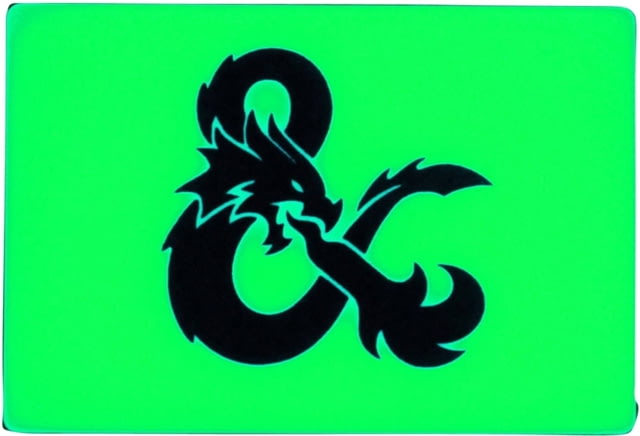 TEC Accessories BEACON Patch 3in X 2in X 0.19in Proprietary Embrite Compound Construction Hook And Loop Backing Dungeons & Dragons Artwork Glows Green - Tec Accessories