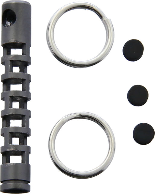 TEC Accessories Isotope 360 Fob Black Diamond for mounting a 3mm x 23mm glass tritium vial - Tec Accessories