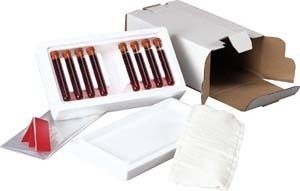 Tegrant Thermosafe ThermoSafe Diagnostic Mailers Thermosafe Brands 8-Tube System Complete Mailer System With 8 Tubes