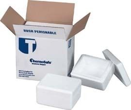 Tegrant Thermosafe ThermoSafe Thick and Thin Wall Insulated Shippers Expanded Polystyrene ThermoSafe Brands Thick Wall Assembled Foam Unit In