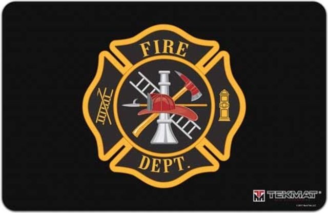 Tekmat Armorers Bench Mat 11inx17in Firemans Shield 17FIRE - Tekmat