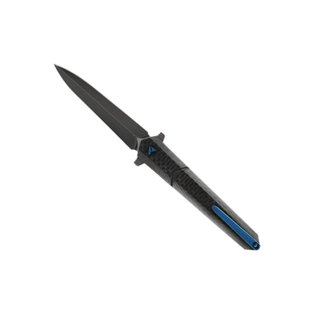 Tekto Omicron Folding Knife 3.07in D2 Steel Spear Point Carbon Fiber Handle - Tekto