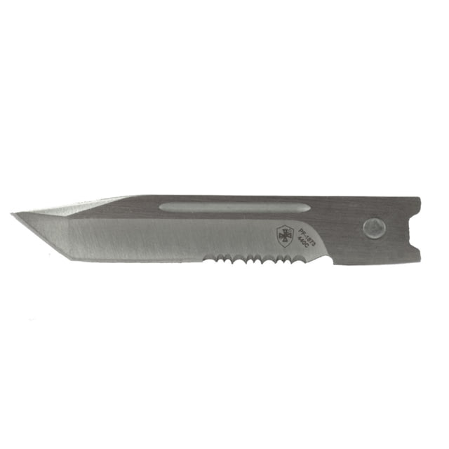 Templar Knife Gen II Small Captain OTF Knife 2.75in Tanto Serrated Silver - Templar Knife