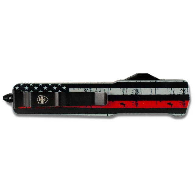 Templar Knife Gen II Slim Back The Red OTF Knife 3.5in Tanto Black - Templar Knife
