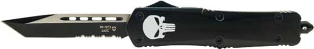 Templar Knife Gen II Fallen OTF Knife 3.5in Tanto Serrated Black - Templar Knife