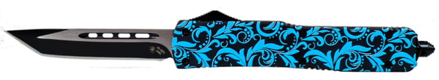 Templar Knife Gen II Slim Maiden Teal OTF Automatic Folding Knife 3.5in D2 Tanto Blade Black Finish Metal Alloy Handle