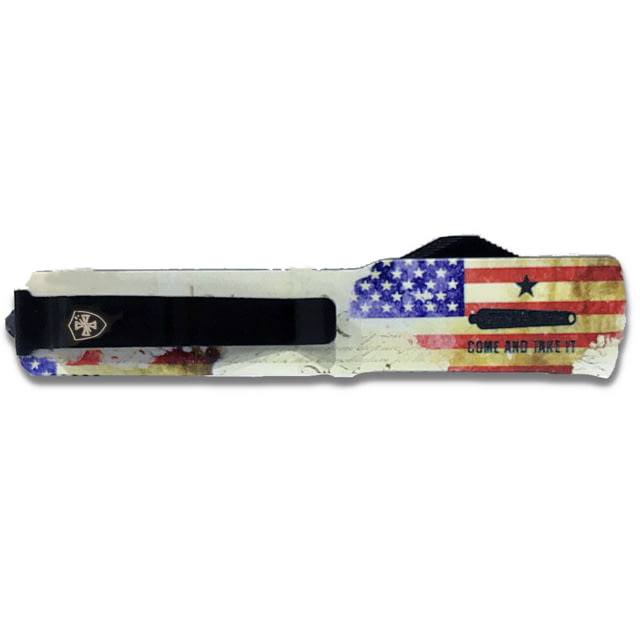 Templar Knife Premium Lightweight Slim We The People OTF Knife 3.25in Aluminum Dagger Black D2 - Templar Knife