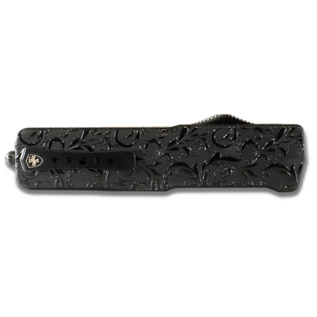 Templar Knife Premium Lightweight Small Maiden Gloss OTF Knife 3in Aluminum Tanto Black D2 - Templar Knife