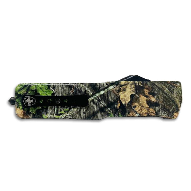 Templar Knife Premium Lightweight Mossy Oak Obsession OTF Knife 3.55in Aluminum Tanto Black D2 - Templar Knife