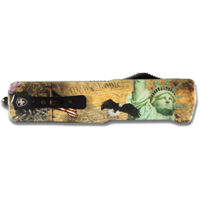 Templar Knife Premium Weighted Small Zinc Liberty OTF Knife 3in Dagger Black D2 - Templar Knife
