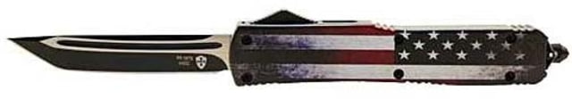 Templar Knife Gen II Slim US Flag OTF Knife 3.5in Tanto Black - Templar Knife
