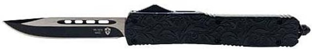 Templar Knife Gen II Slim Maiden Gloss OTF Knife 3.5in Drop Black - Templar Knife
