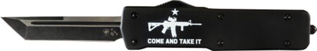 Templar Knife Gen II Small Come And Take It AR OTF Knife 2.75in Tanto Black - Templar Knife