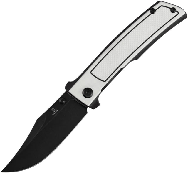 Tenable Knives Bison Linerlock Blk/White - Tenable Knives