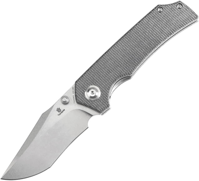 Tenable Knives Fermi Linerlock Black Micarta - Tenable Knives