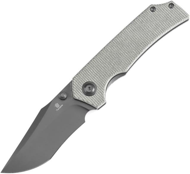 Tenable Knives Fermi Linerlock Green Micarta - Tenable Knives