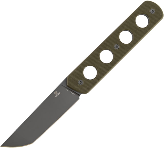 Tenable Knives Foosa Fixed Blade Olive G10 - Tenable Knives
