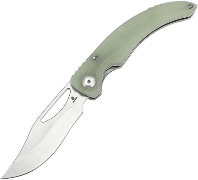 Tenable Knives Gideon Linerlock Jade G10 - Tenable Knives