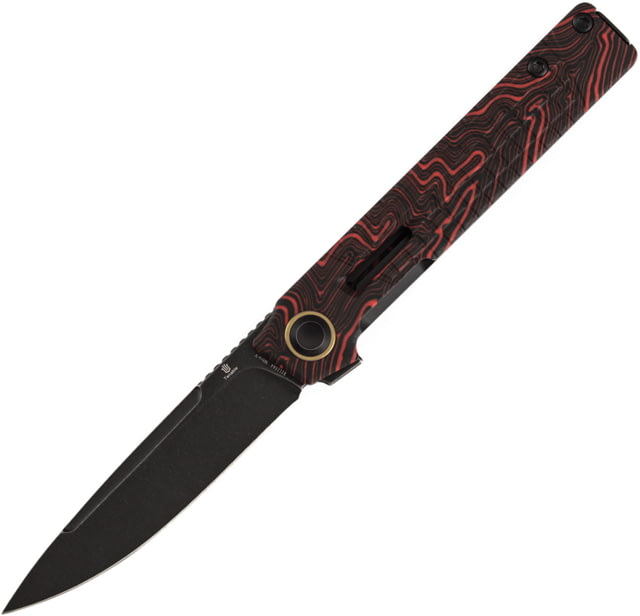 Tenable Knives Kitpu Linerlock Blk/Red Gmas - Tenable Knives