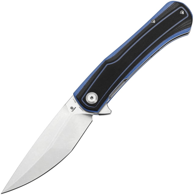 Tenable Knives Kratos Linerlock Black/Blue - Tenable Knives