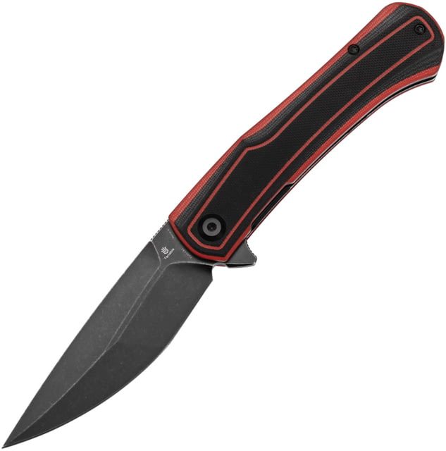 Tenable Knives Kratos Linerlock Black/Red - Tenable Knives
