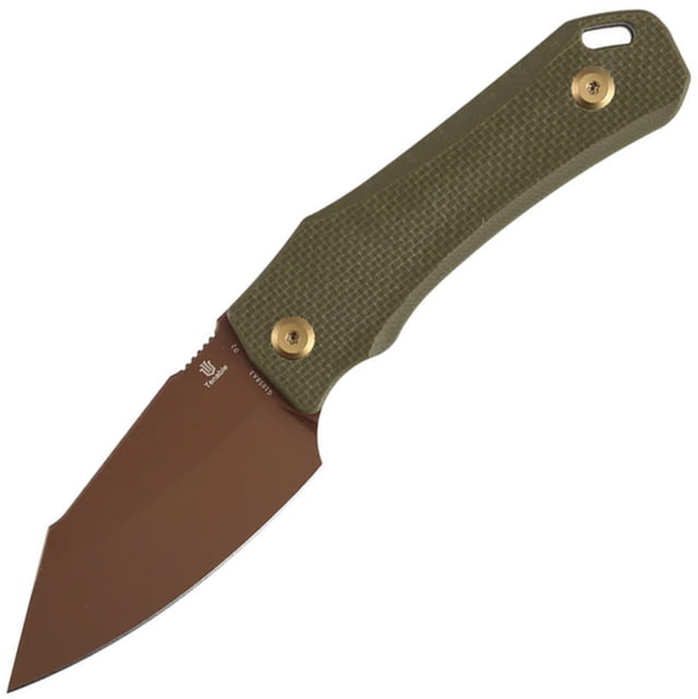 Tenable Knives Loki Fixed Blade Olive G10 - Tenable Knives
