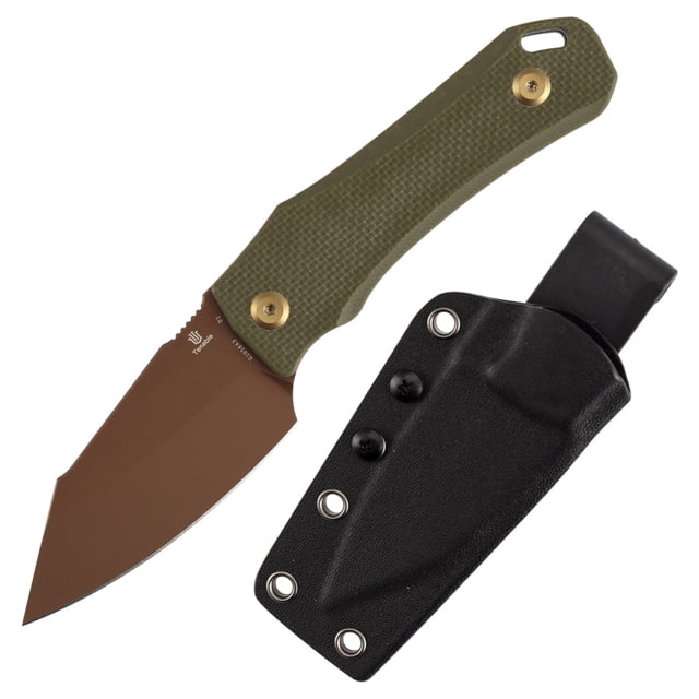 Tenable Knives Loki Fixed Blade Olive G10 - Tenable Knives