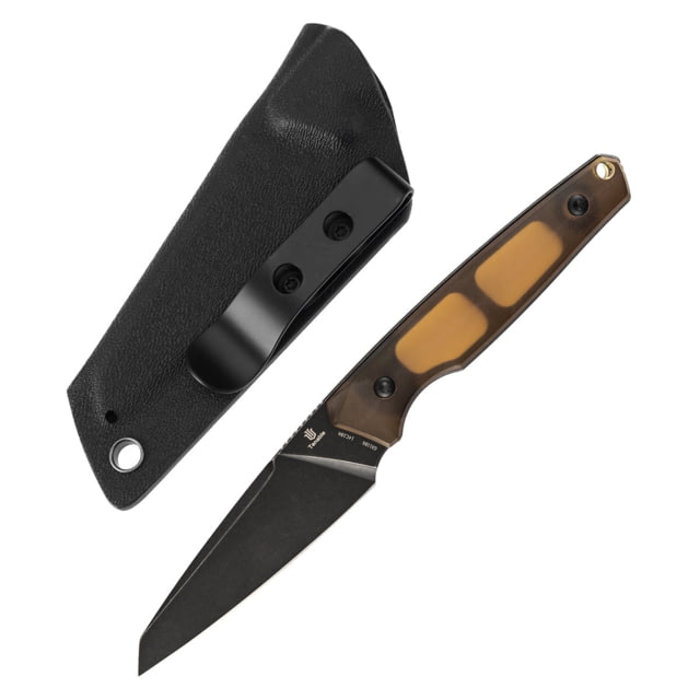 Tenable Knives Parr Fixed Blade Amber PEI - Tenable Knives