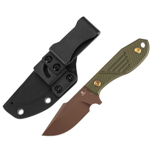 Tenable Knives Tiny Dancer Fixed Blade Olive - Tenable Knives