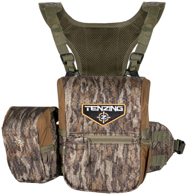 Muddy TENZING Binocular Harness Moossy Oak Bottomlands - $99.99 at Optics Planet