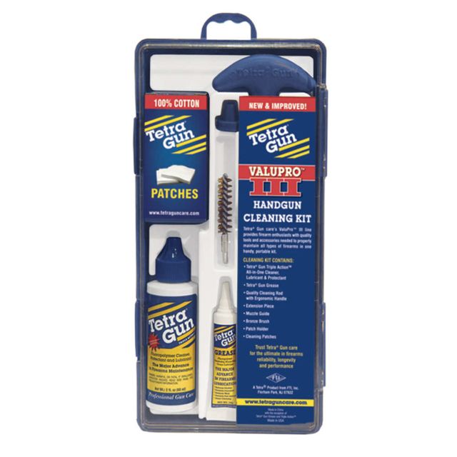 Tetra Gun Valupro III Handgun/Rifle Cleaning Kit .22-.45 Cal.. 710I