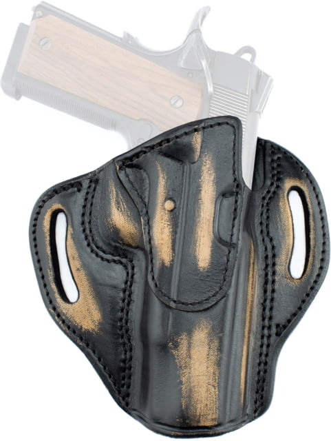 Texas 1836 Cannon Vintage Edition - Open Top OWB Holster Right Hand Smith & Wesson J-Frame / M&P Bodyguard 38 Revolvers Ruger LCR With No Attachment