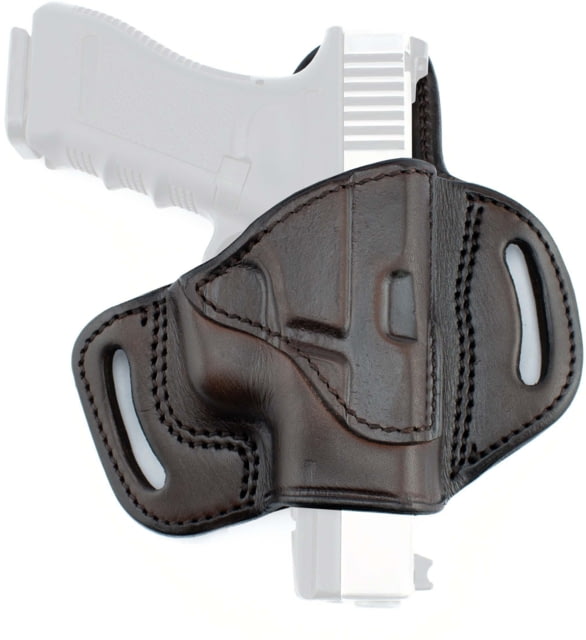 Texas 1836 Fort - Quick Draw OWB Holster Right Hand Glock 43 Glock 42 Glock 48X Brown - Texas 1836