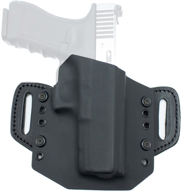 Texas 1836 KYDEX Oathkeeper - Open Top OWB Kydex Holster Right Hand SIG Sauer P938 With No Attachment Black - Texas 1836 Kydex