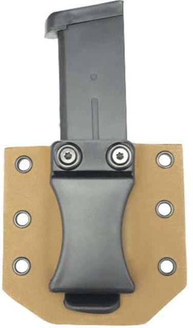 Texas 1836 KYDEX Single Magazine Carrier Glock 17 Glock 22 Glock 31 Ambidextrous Coyote Brown - Texas 1836 Kydex